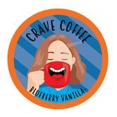 Crave Beverages Blueberry Vanilla pods ready for quick, flavorful mornings.