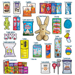 CRAVEBOX Plush Easter Bunny included for kid-friendly play.