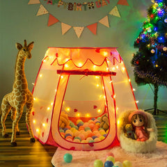 Crayline princess tent pink play area promotes imaginative play