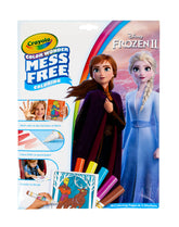 Crayola Frozen Color Wonder pages close-up, kid-friendly coloring art