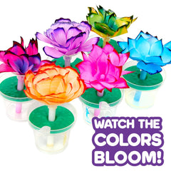 Crayola Paper Flower Petal Sheets become twelve colorful blooms for kids.