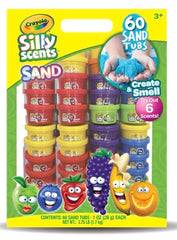 Crayola Silly Scents red scented sand tub for tactile exploring