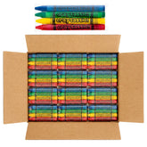 Craytastic bulk crayons case with 75 four-pack sets ideal for classrooms
