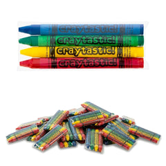 Craytastic bulk crayons 208-count color assortment for classrooms and events.