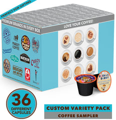 Crazy Cups Keurig-compatible coffee pods for quick, flavorful mornings.
