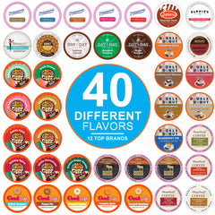 Crazy Cups variety-pack 40-count K-Cups for quick, flavorful mornings.
