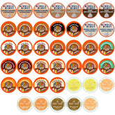 Crazy Cups variety-pack-front-display shows a 40-count gift set for Keurig brewers.