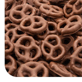 CRAZYOUTLET chocolate-covered pretzels in a 22oz bag, ideal for sharing