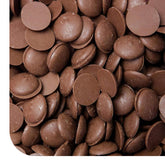 CrazyOutlet Merckens milk chocolate melting wafers bulk bag for versatile dipping and coating.