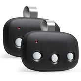 CreaCity MCT3 remote front view showcasing MegaCode reliability for secure access.