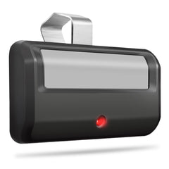 CreaCity universal garage remote front view, easy pairing for LiftMaster, Chamberlain, Craftsman.