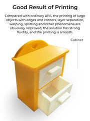Creality ABS dual-color packaging highlights color contrast for prototyping and parts