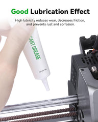 Creality grease on linear rods provides long-lasting lubrication