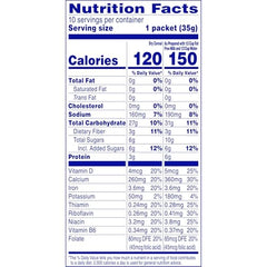 Cream of Wheat Cocoa nutrition panel highlights vitamins and minerals.