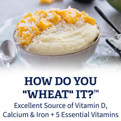 Cream of Wheat nutrition label highlights key vitamins and minerals