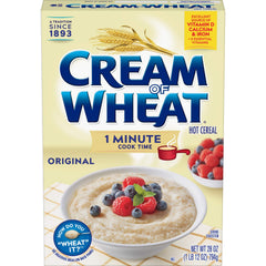 Cream of Wheat Original on the stove-top, quick, comforting porridge.
