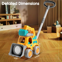 CreatiMachi extension handle bubble toy enables easy walking play.