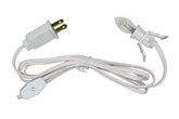 Creative Hobbies clip-in lamp cord (6ft) for ceramic houses.