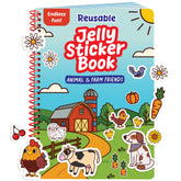 Creative Kiddos Farm Sticker Book cover with jelly stickers for imaginative play.