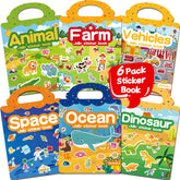 CREATIVETREES jelly stickers book vehicles – durable, kid-friendly play on the go.
