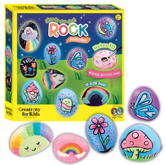 Creativity for Kids glow-in-the-dark rock kit set for glowing art