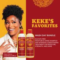 Intensive Conditioning Treatment tub ready to detangle and soften curls.