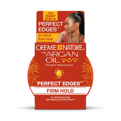 Creme of Nature Perfect Edges gel bottle pour for long-lasting edge control and sleek shine