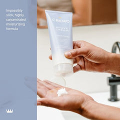 Cremo luxuriously rich cream texture for easy application