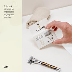 Cremo Razor Refills modular-handle-system lets you swap sleeves for style and function.
