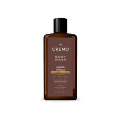 Cremo rich-lather vanilla bottle shows premium daily cleansing
