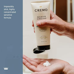 Cremo Ultra-Slick Shave Cream barber-grade glide for precise shaving.