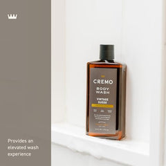 Creamy foam from Cremo Vintage Suede for comfortable washing