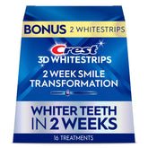 Crest 3D Whitestrips Glamorous White packaging highlights convenient at-home whitening