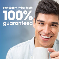 Crest LED light unit during use with everyday routines to boost whitening potential