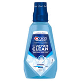 Crest Pro-Health Complete Clean bottle on bathroom counter for daily mouth care
