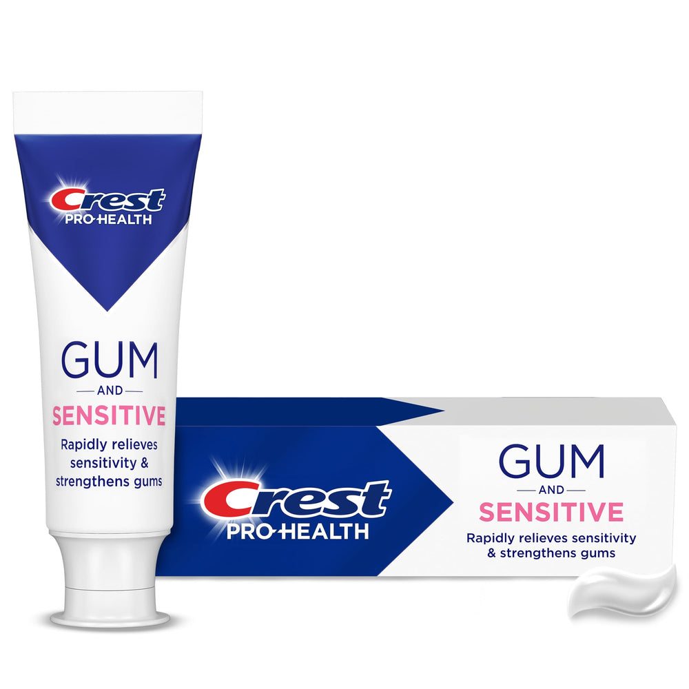 Crest Pro-Health toothpaste tube 4.8 oz offering all-day gum and sensitivity protection.
