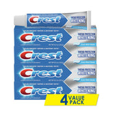 Crest Tartar Protection whitening toothpaste pack-4 provides tartar defense.