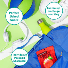 Crispy Green on-the-go snack bag ready for school lunches.
