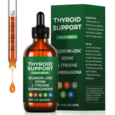 Crobirware thyroid support liquid drops bottle ready for quick daily use