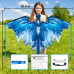 Crogift Dragon Kite easy 2-minute assembly for quick setup