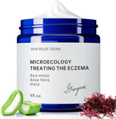Crogooe eczema cream bottle front, fragrance-free protection for delicate skin