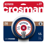 Crosman DS177 Destroyer pellets in tin for hunting, plinking, and backyard targets.