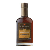 Crown Maple Dark Color bottle pour shows rich depth ideal for drizzling pancakes.