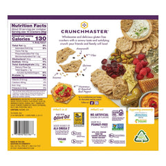 Crunchmaster crackers served with spread for snacking