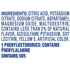 Crystal Light lemonade with lemon slices suggests a fresh, convenient mix.
