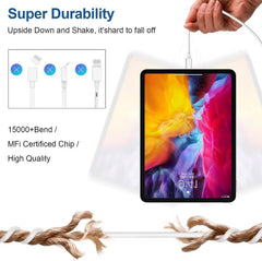 CSXZCOON charging block compatible with iPhone and iPad models ensures easy setup.