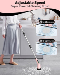 CTMAST interchangeable brush heads tackle grout and flat surfaces