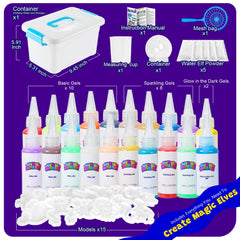 Cubetoou Glitter gel adds sparkle to water pet figures
