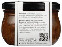 Cucina & Amore bruschetta open jar showcase for quick prep and serving