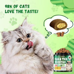 Cudory Cat Chews skin hydration promotes a shiny coat